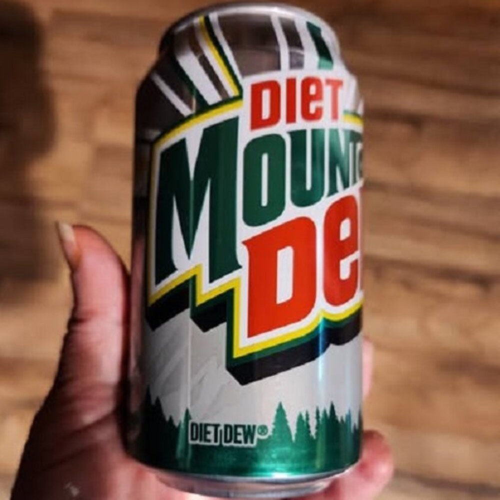 12oz Candle Diet Mountain Dew Soda Can Candles Handcrafted in Tennessee Scented